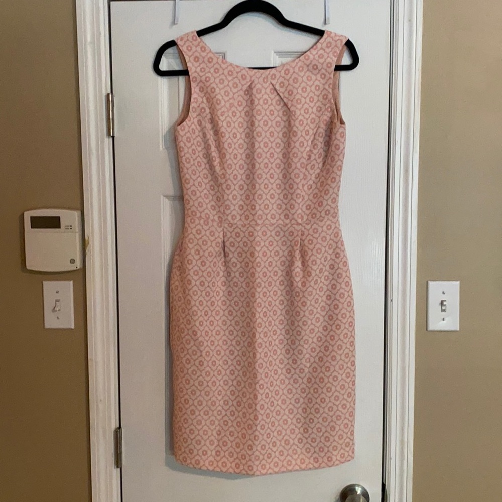 Tahari Floral Pink Dress 4